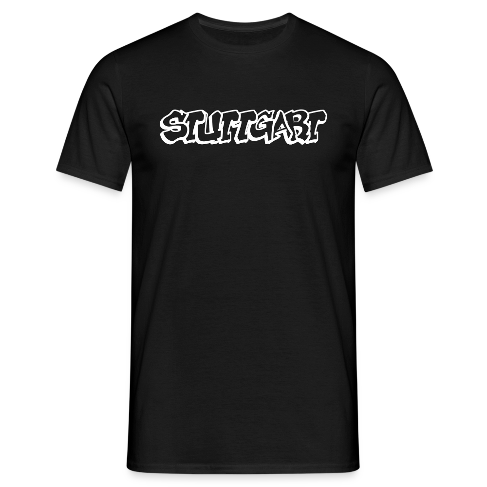 T-Shirt Stuttgart "Graffiti" Bright Edition - black