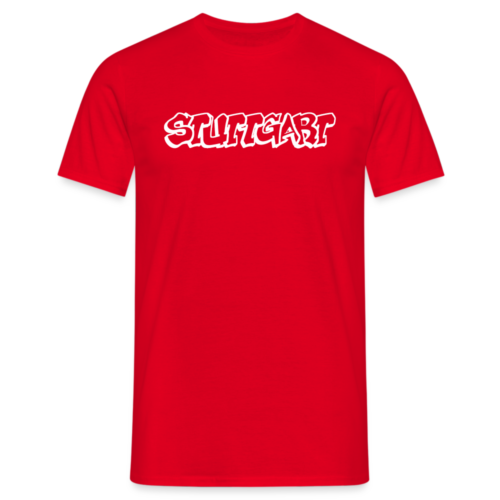 T-Shirt Stuttgart "Graffiti" Bright Edition - red