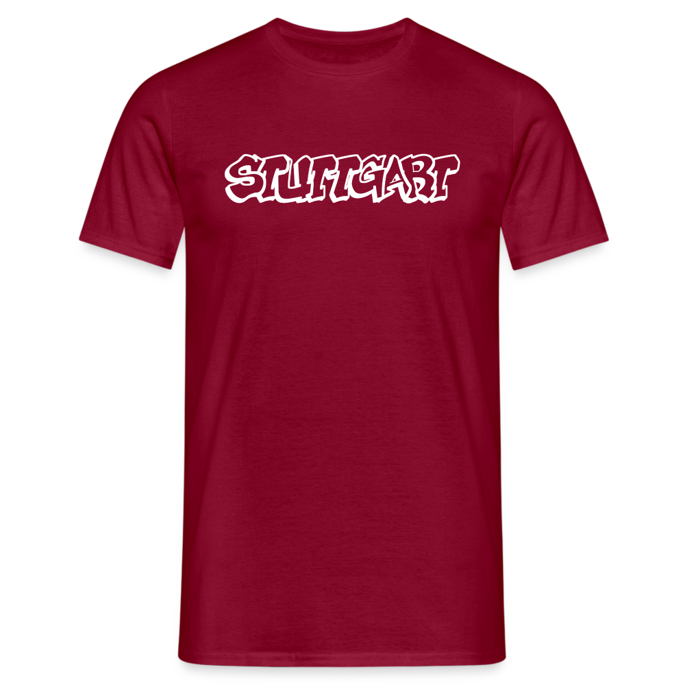 T-Shirt Stuttgart "Graffiti" Bright Edition - brick red