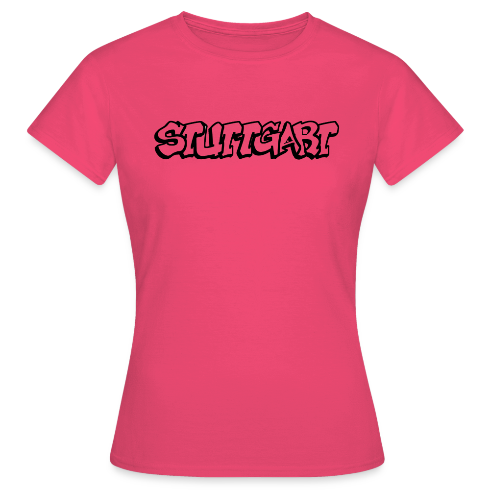 T-Shirt Ladies Stuttgart "Graffiti" - azalea