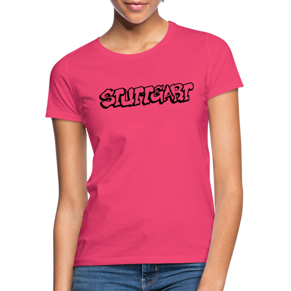 T-Shirt Ladies Stuttgart "Graffiti" - azalea