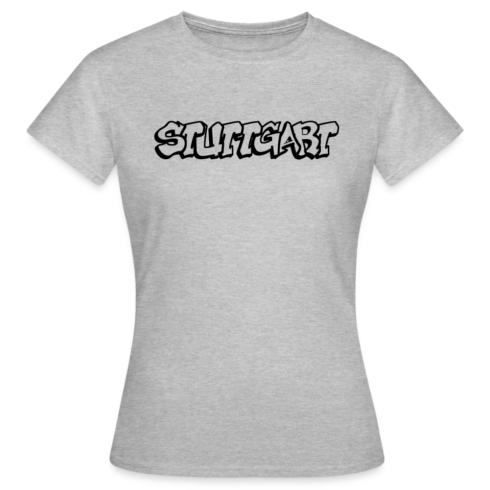 T-Shirt Ladies Stuttgart "Graffiti" - heather grey