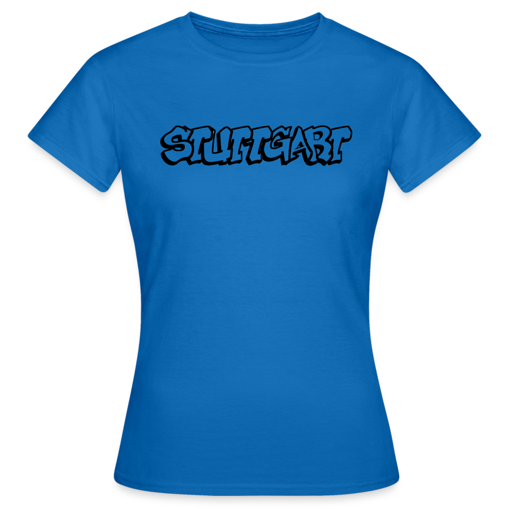 T-Shirt Ladies Stuttgart "Graffiti" - royal blue