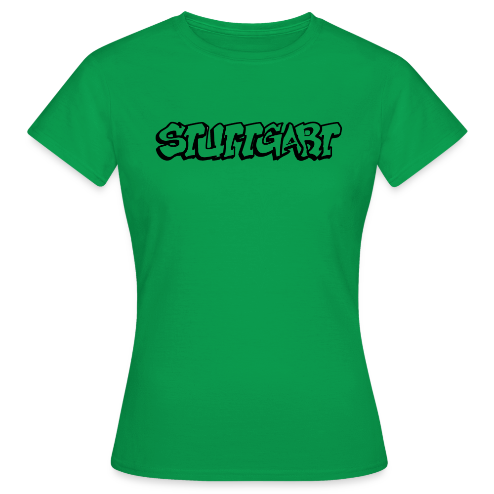 T-Shirt Ladies Stuttgart "Graffiti" - kelly green