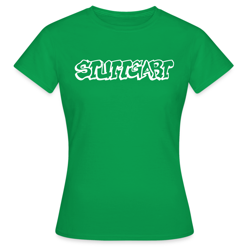 T-Shirt Ladies Stuttgart "Graffiti" Bright Edition - kelly green
