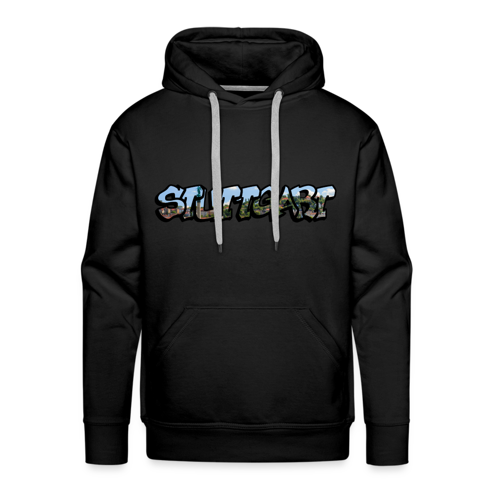 Hoodie Stuttgart "Panorama Graffiti" - black
