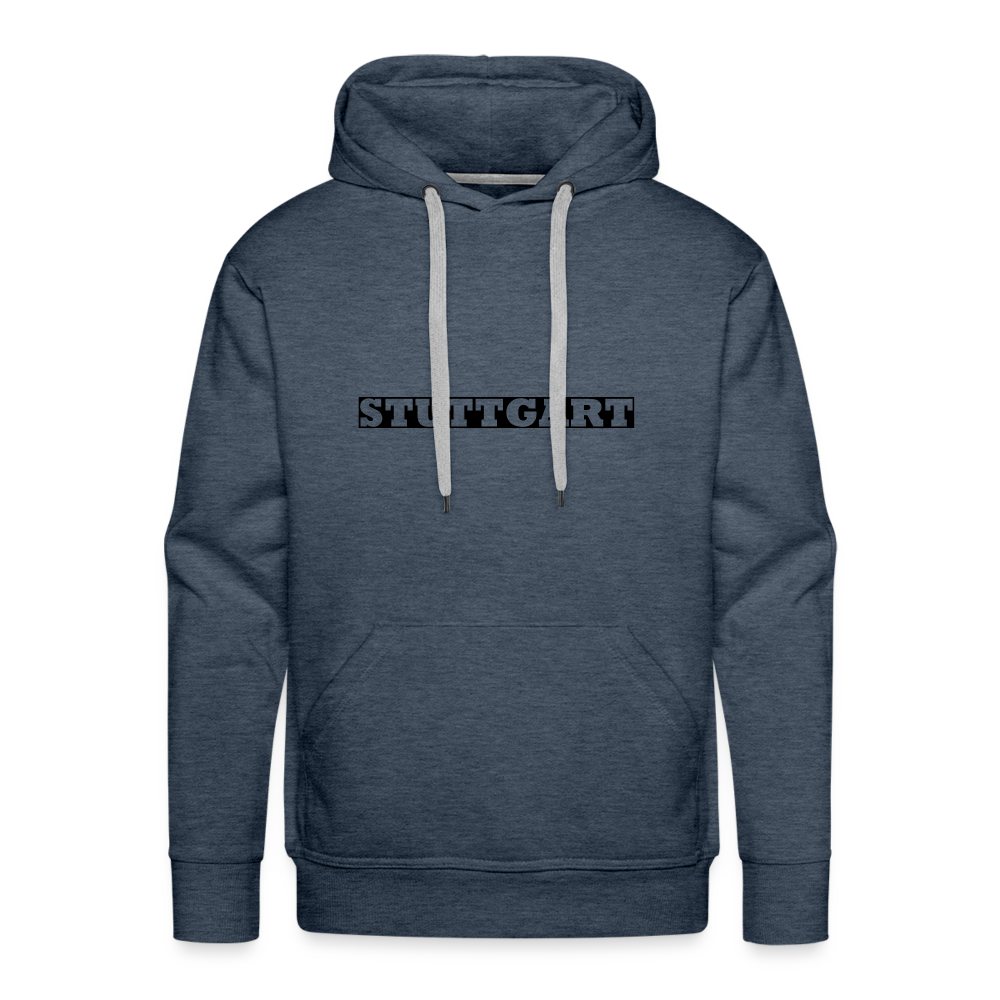 Hoodie Stuttgart "Bold" Dark Edition - heather denim