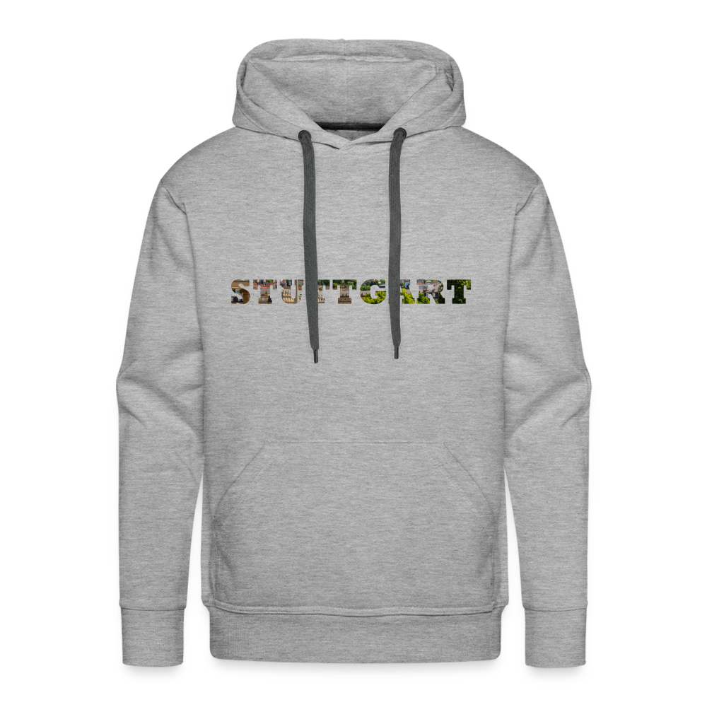 Hoodie Stuttgart "Panorama Bold" - heather grey