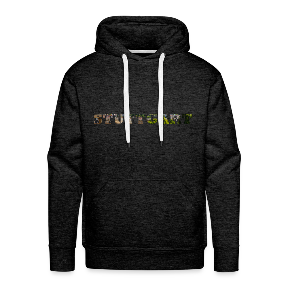 Hoodie Stuttgart "Panorama Bold" - charcoal grey