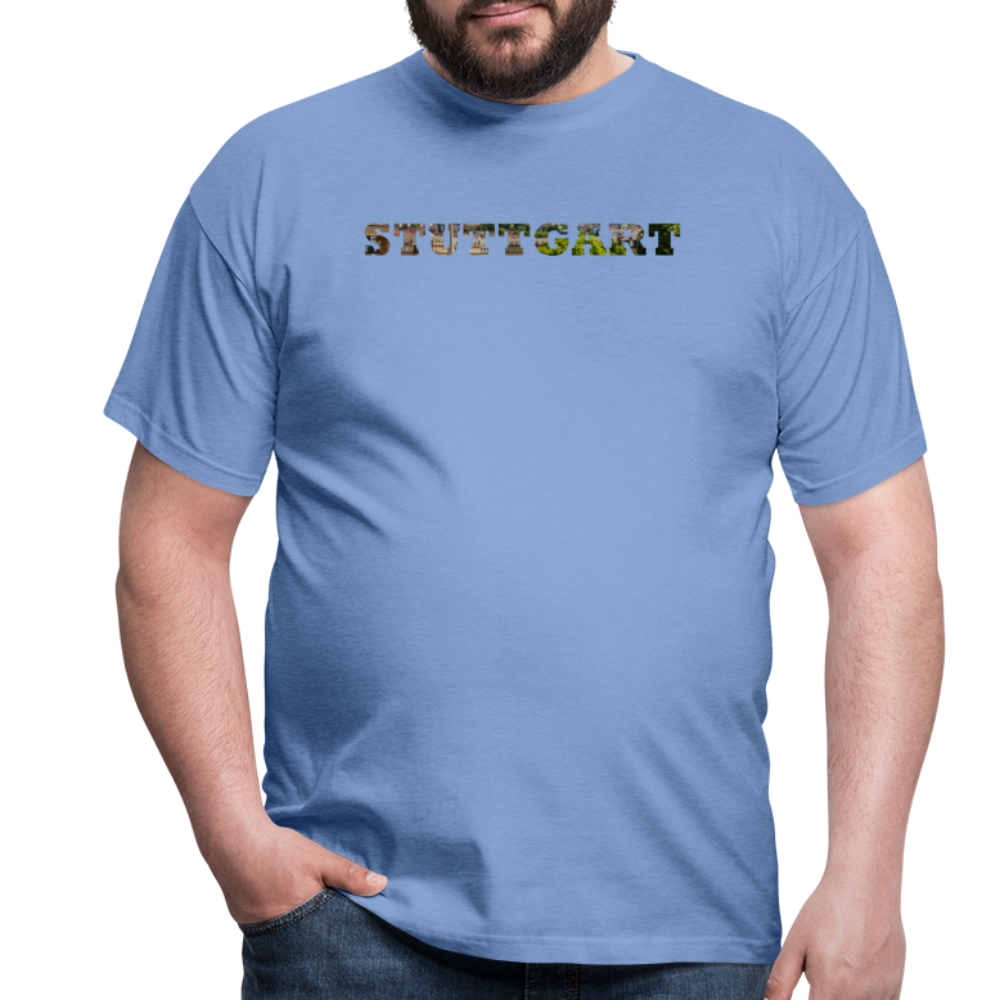 T-Shirt Stuttgart "Panorama Bold" - carolina blue