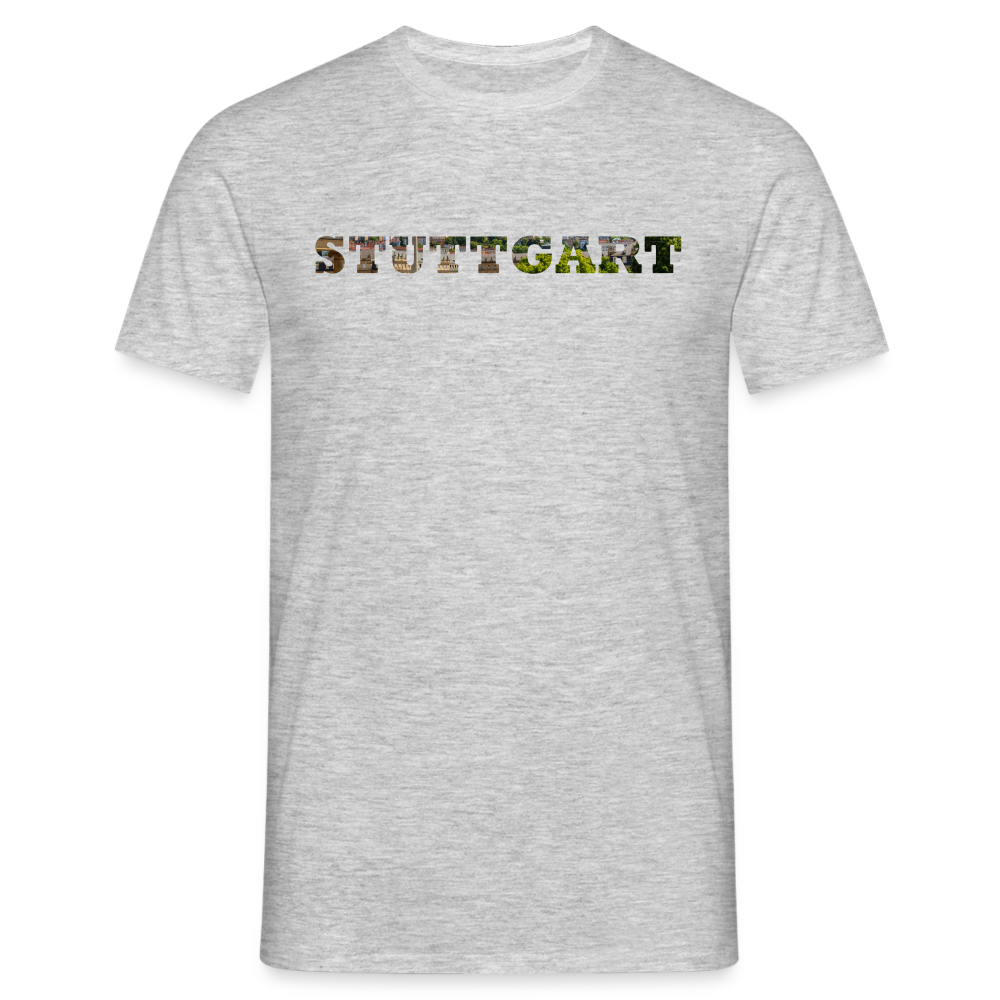 T-Shirt Stuttgart "Panorama Bold" - heather grey