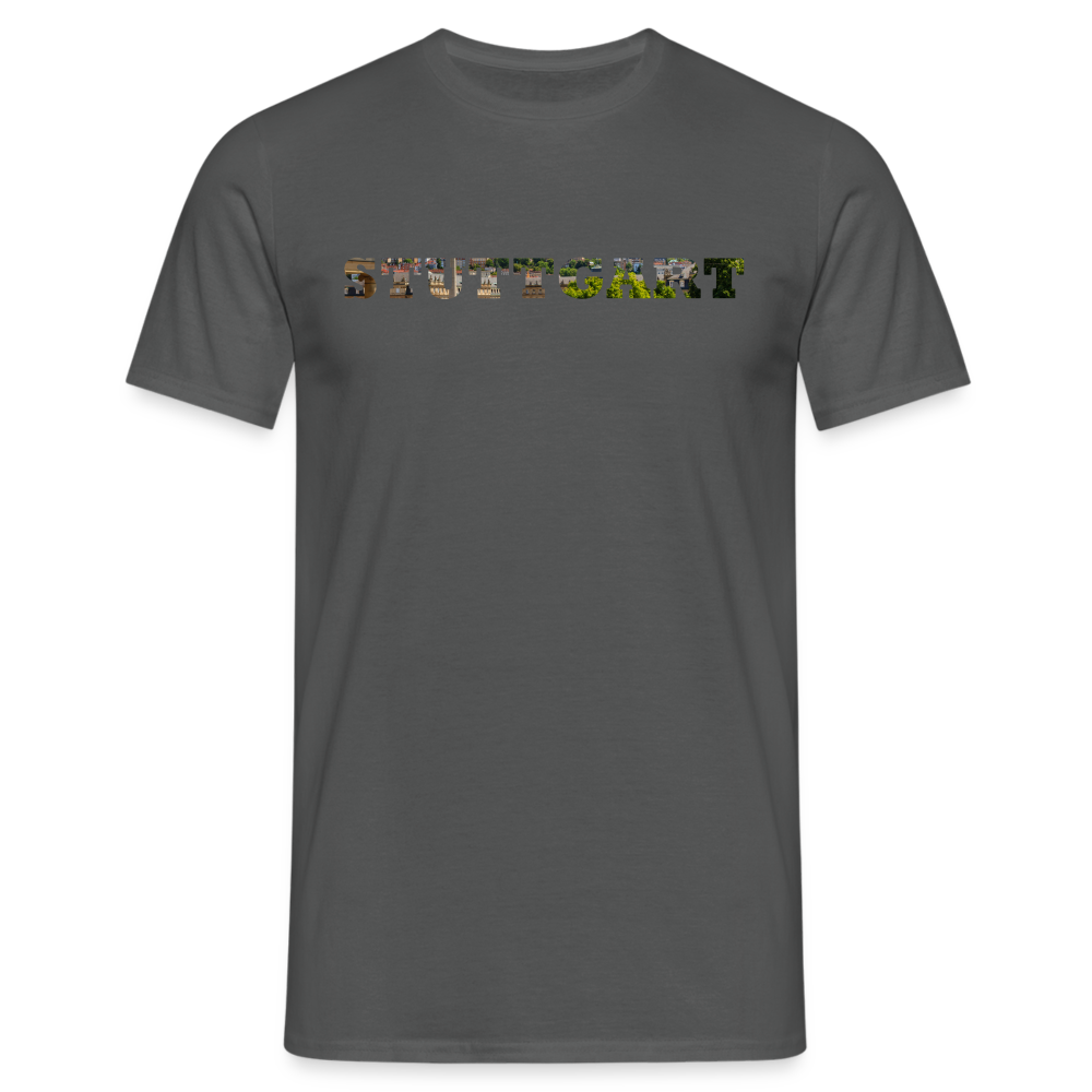 T-Shirt Stuttgart "Panorama Bold" - charcoal grey