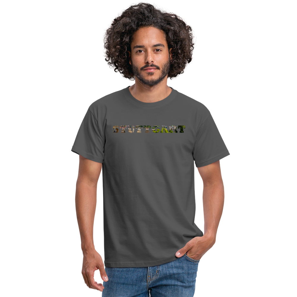 T-Shirt Stuttgart "Panorama Bold" - charcoal grey