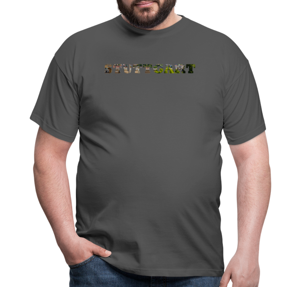 T-Shirt Stuttgart "Panorama Bold" - charcoal grey