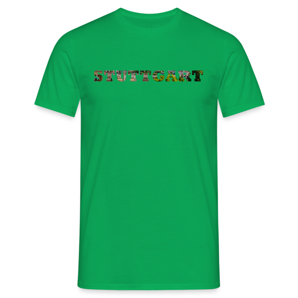 T-Shirt Stuttgart "Panorama Bold" - kelly green
