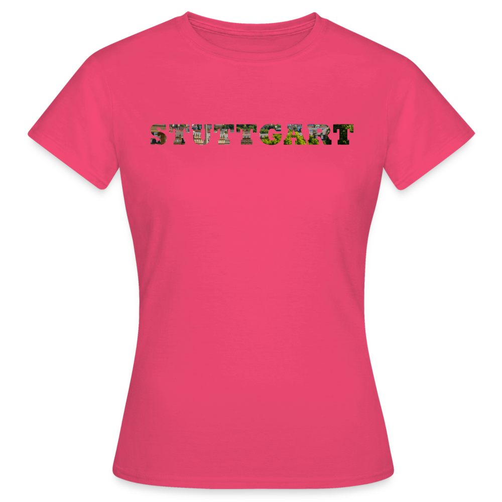 T-Shirt Ladies Stuttgart "Panorama Bold" - azalea