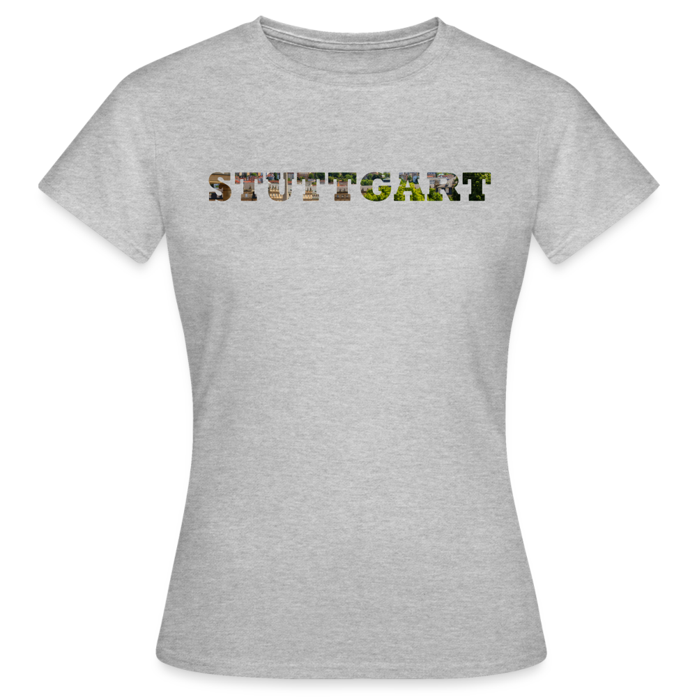 T-Shirt Ladies Stuttgart "Panorama Bold" - heather grey