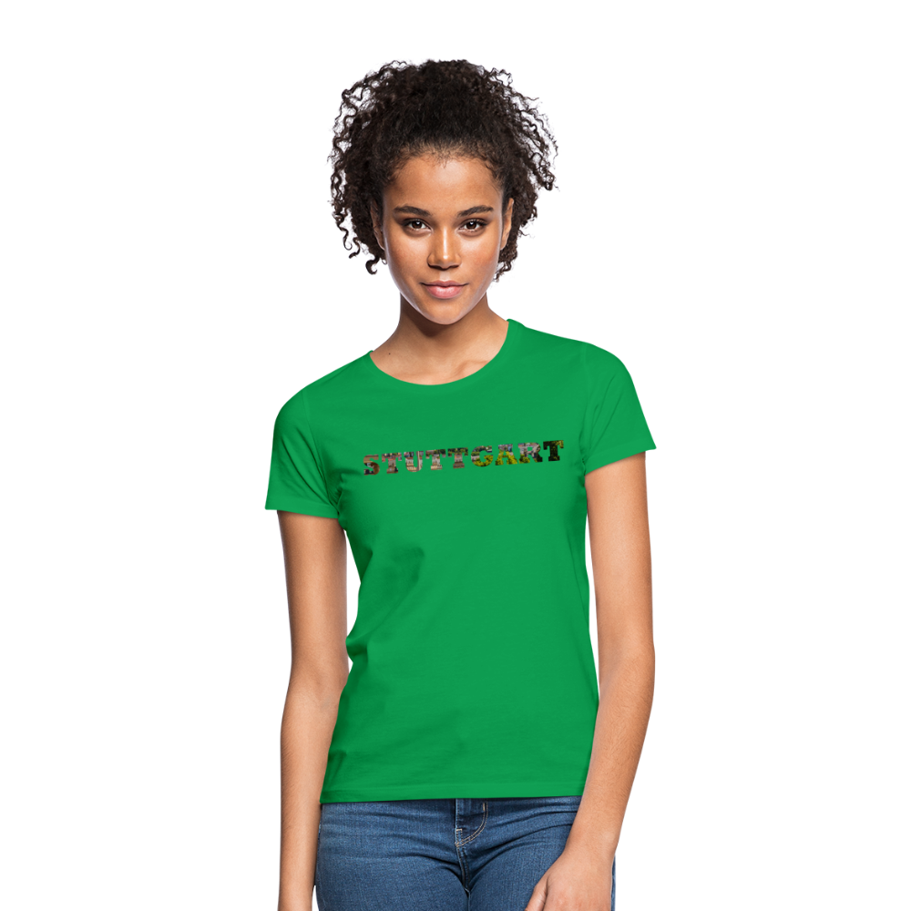 T-Shirt Ladies Stuttgart "Panorama Bold" - kelly green