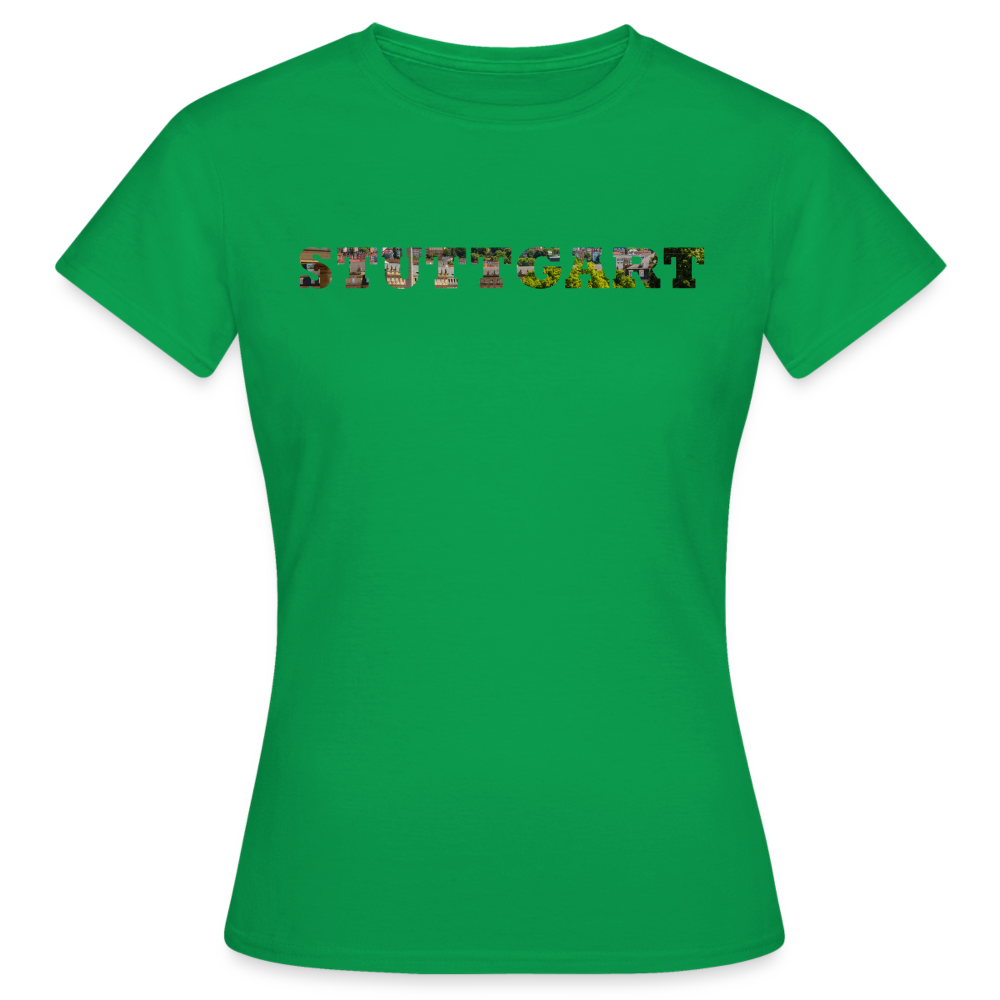 T-Shirt Ladies Stuttgart "Panorama Bold" - kelly green