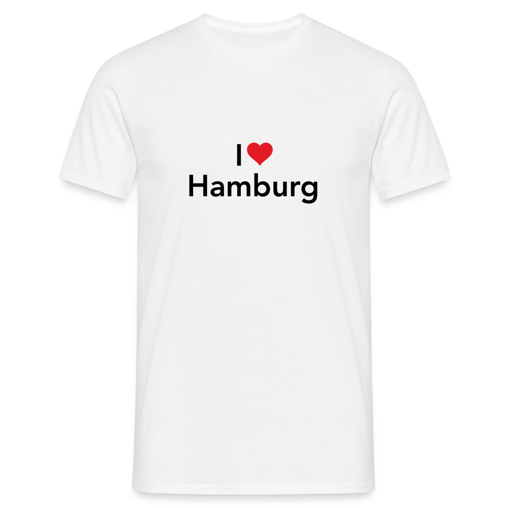 T-Shirt "I Love Hamburg" - white