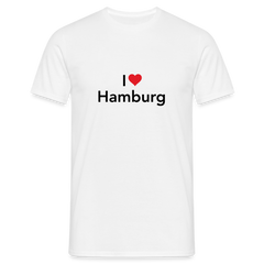 T-Shirt "I Love Hamburg" - white