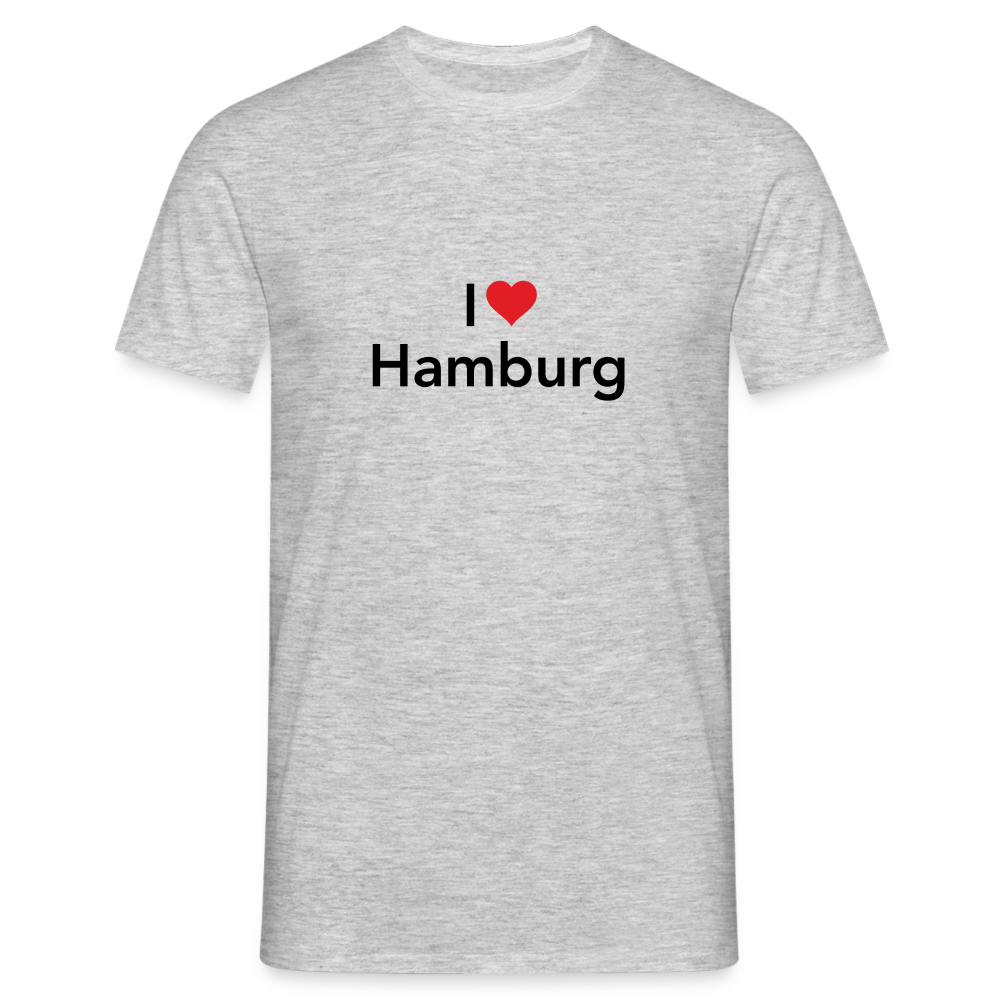 T-Shirt "I Love Hamburg" - heather grey