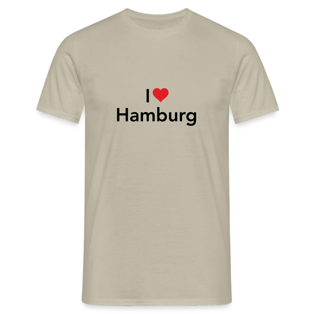 T-Shirt "I Love Hamburg" - sand beige