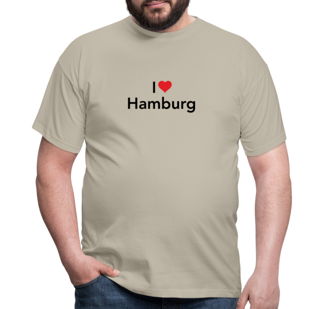 T-Shirt "I Love Hamburg" - sand beige