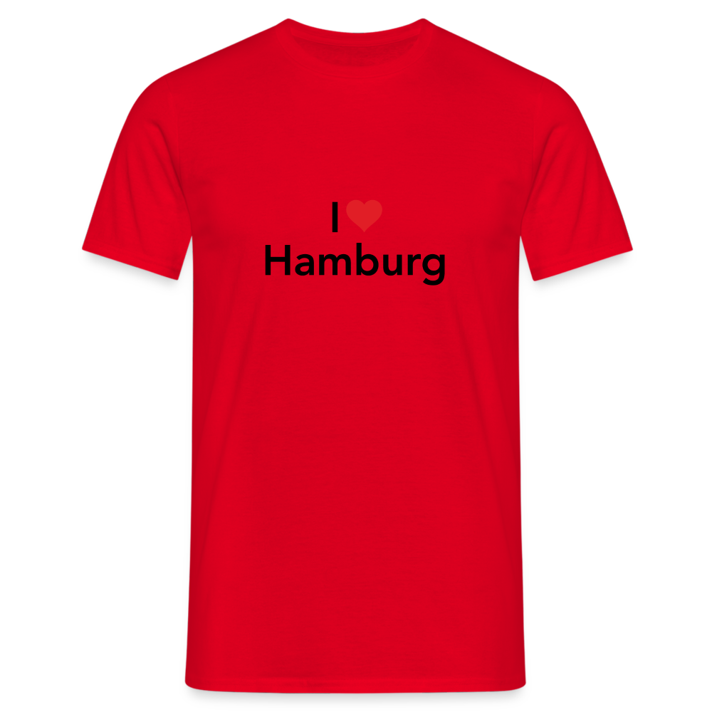 T-Shirt "I Love Hamburg" - red