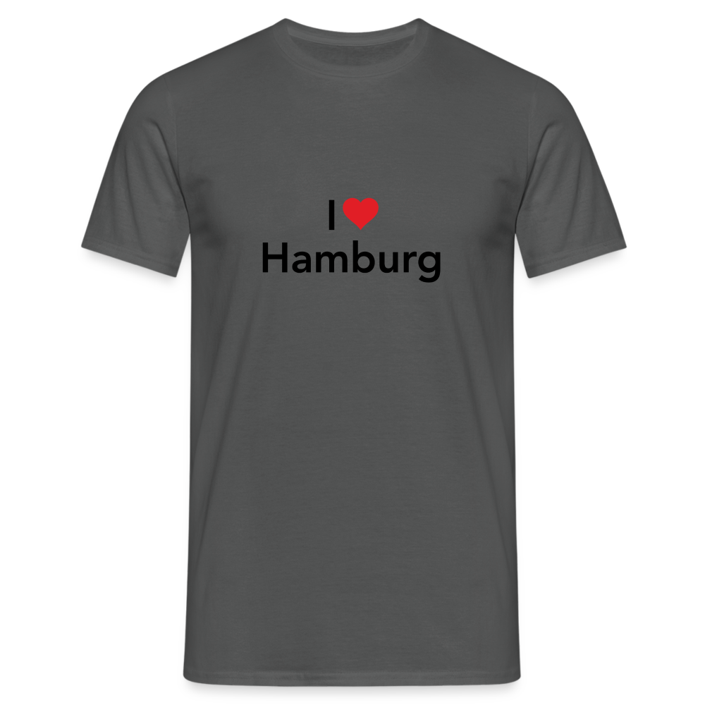 T-Shirt "I Love Hamburg" - charcoal grey
