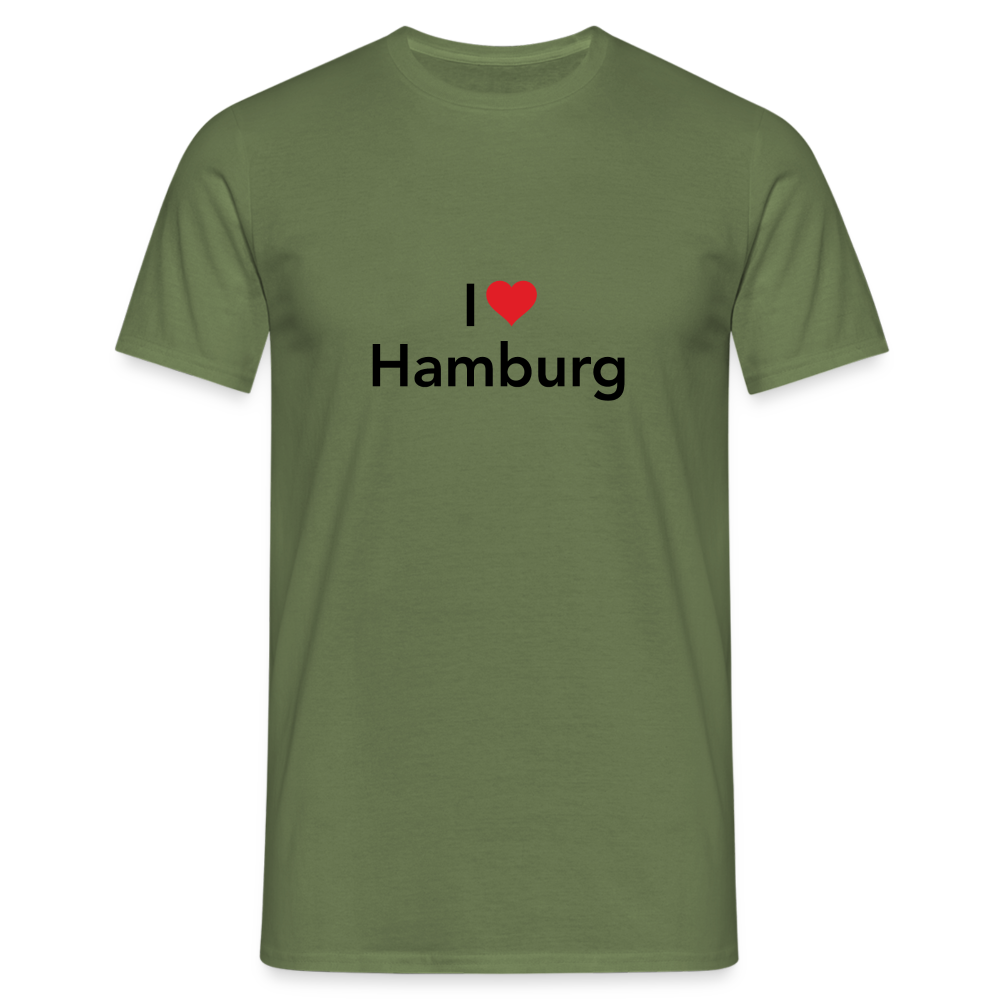T-Shirt "I Love Hamburg" - military green