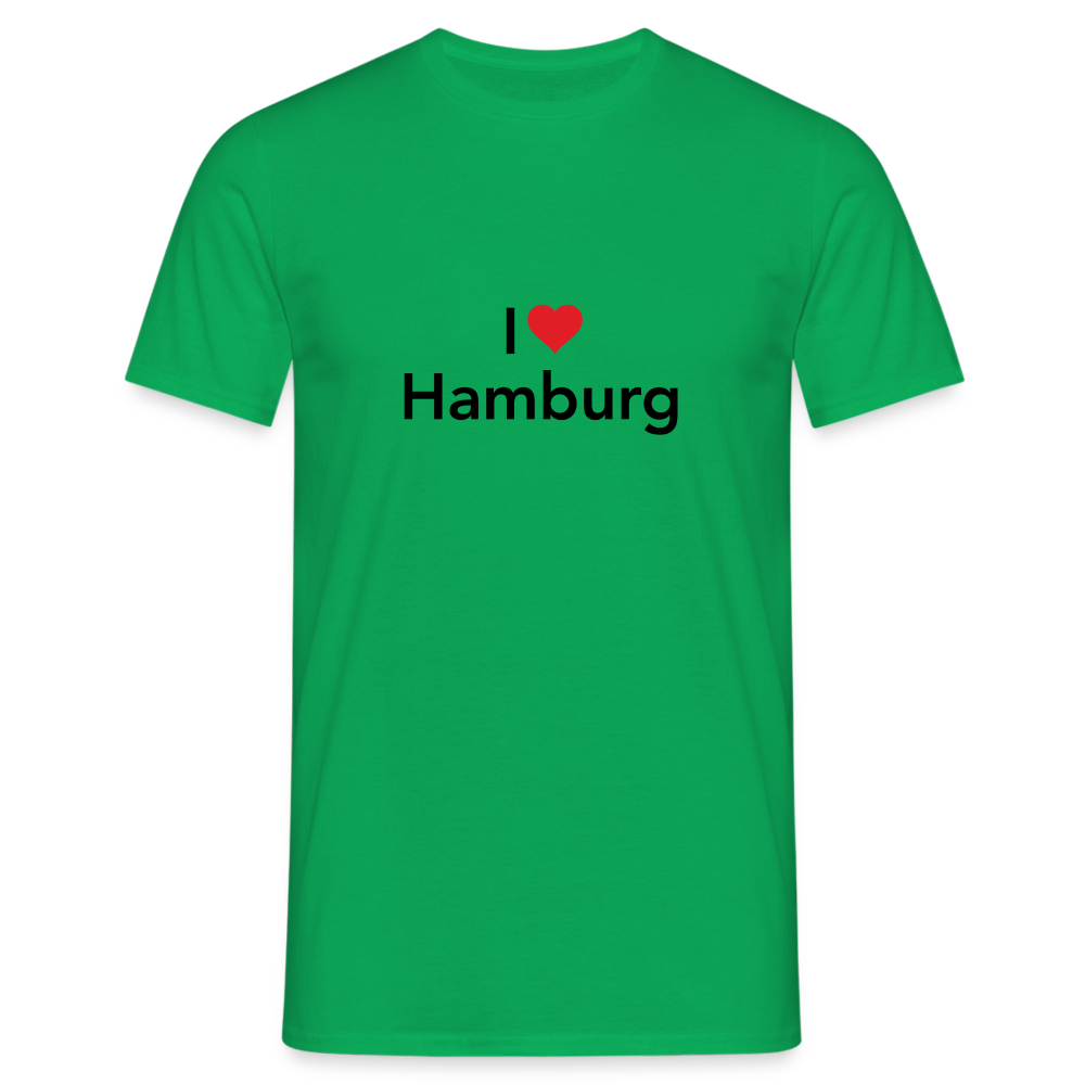 T-Shirt "I Love Hamburg" - kelly green