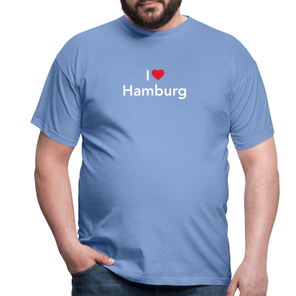 T-Shirt "I Love Hamburg" Bright Edition - carolina blue