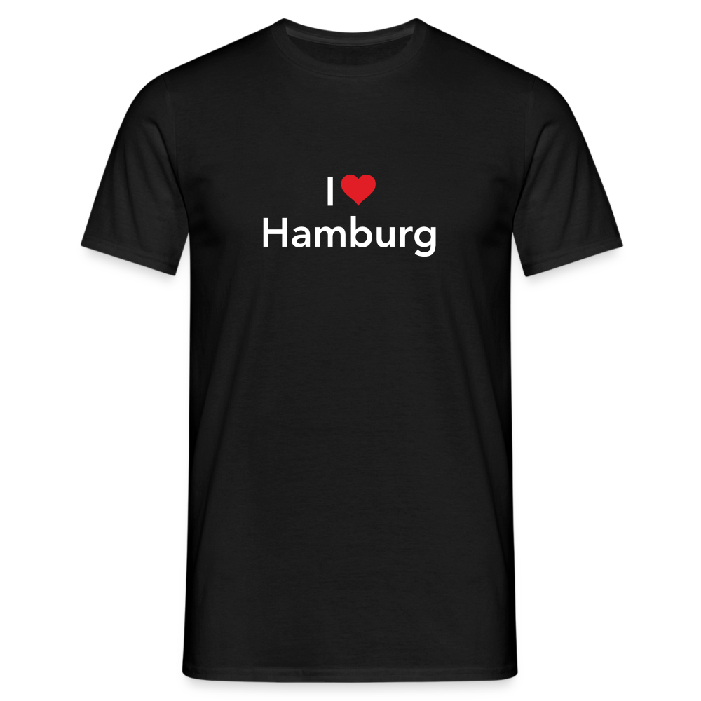 T-Shirt "I Love Hamburg" Bright Edition - black