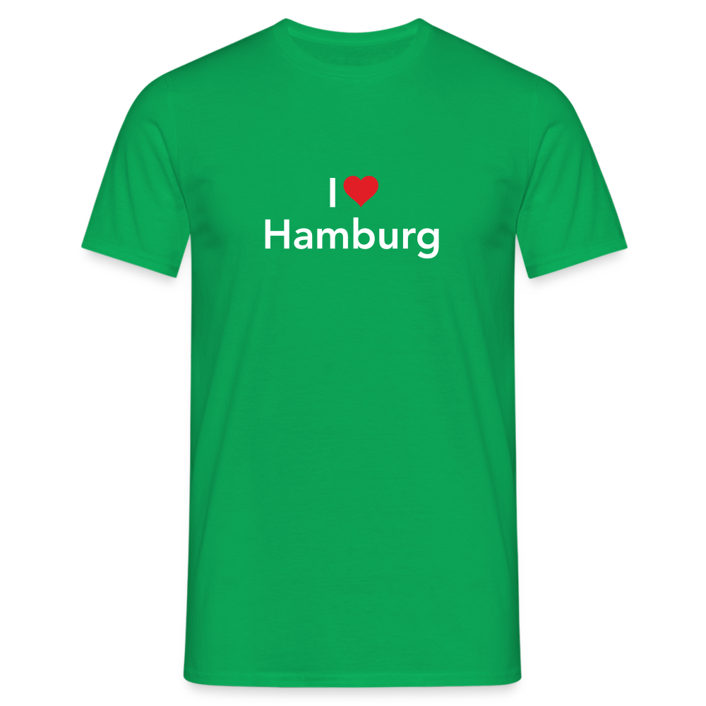 T-Shirt "I Love Hamburg" Bright Edition - kelly green