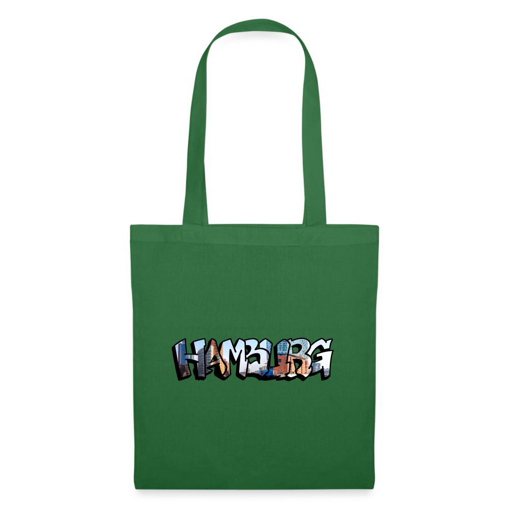 Tote Bag Hamburg "Graffiti" - evergreen