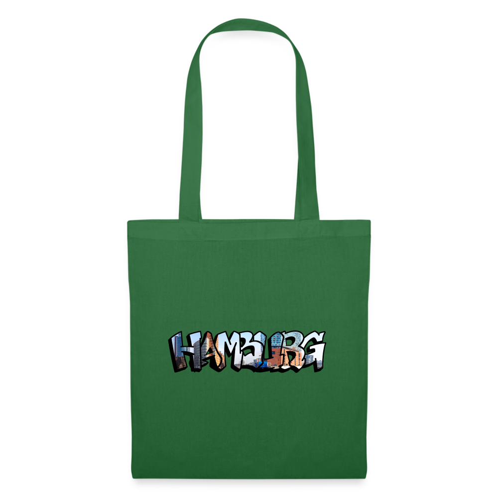 Tote Bag Hamburg "Graffiti" - evergreen