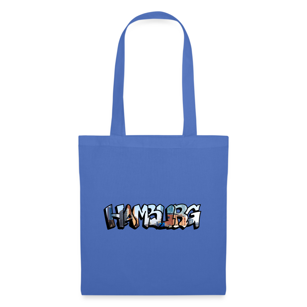 Tote Bag Hamburg "Graffiti" - light blue