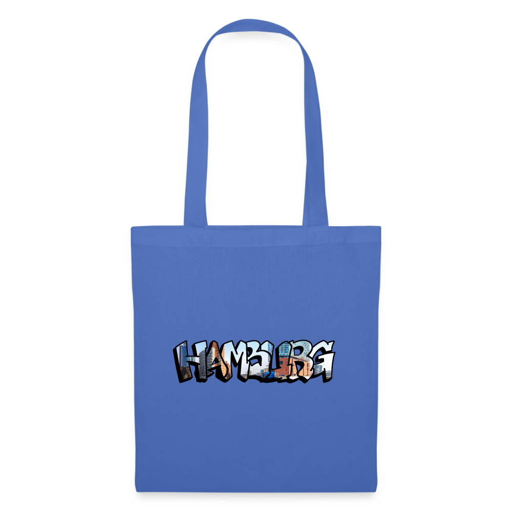 Tote Bag Hamburg "Graffiti" - light blue