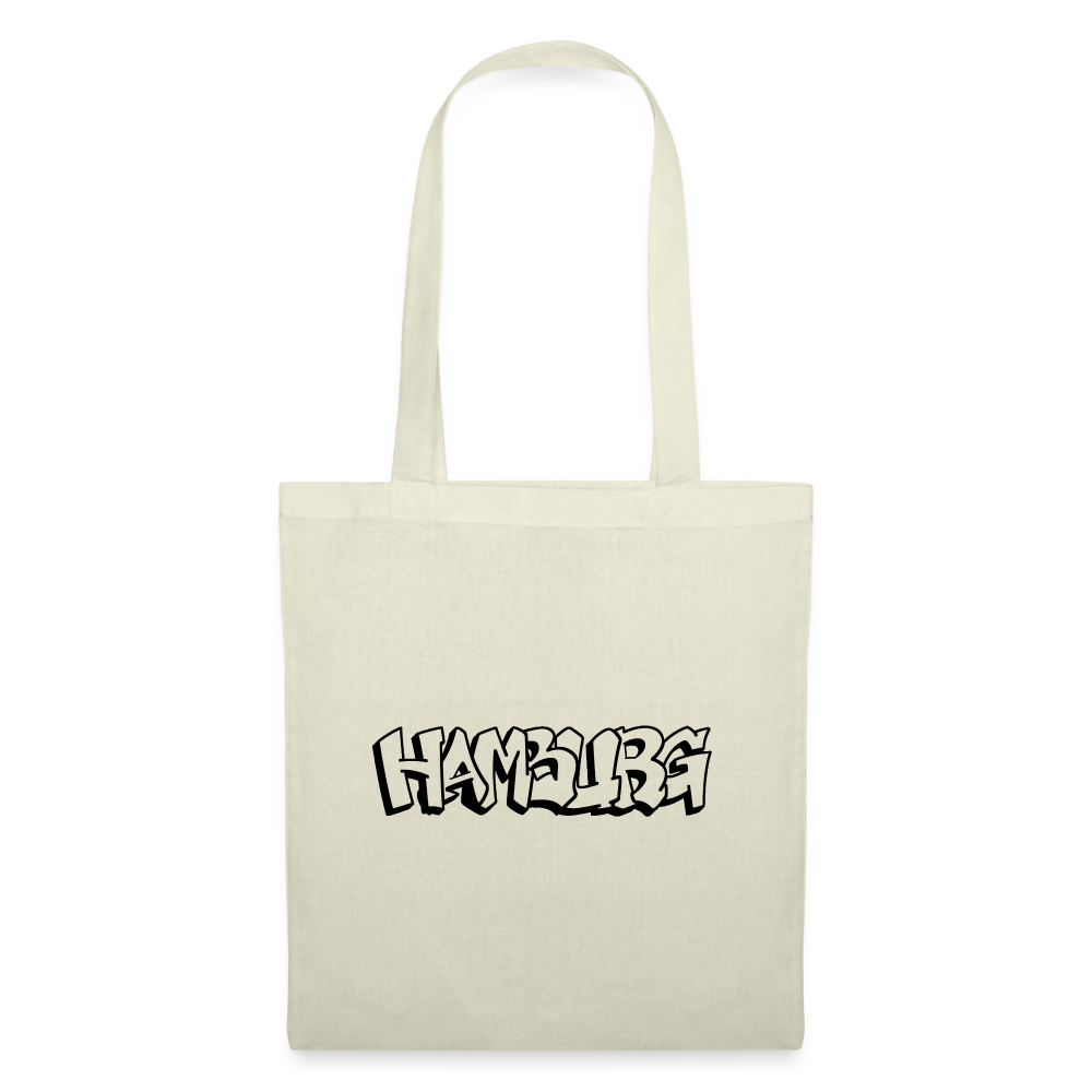 Tote Bag Hamburg "Graffiti Black" - nature