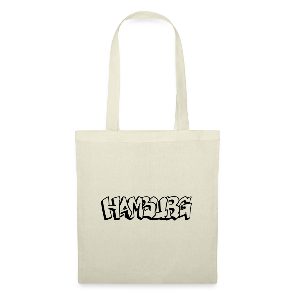 Tote Bag Hamburg "Graffiti Black" - nature