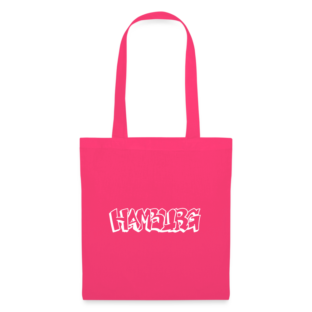 Tote Bag Hamburg "Graffiti White" - azalea