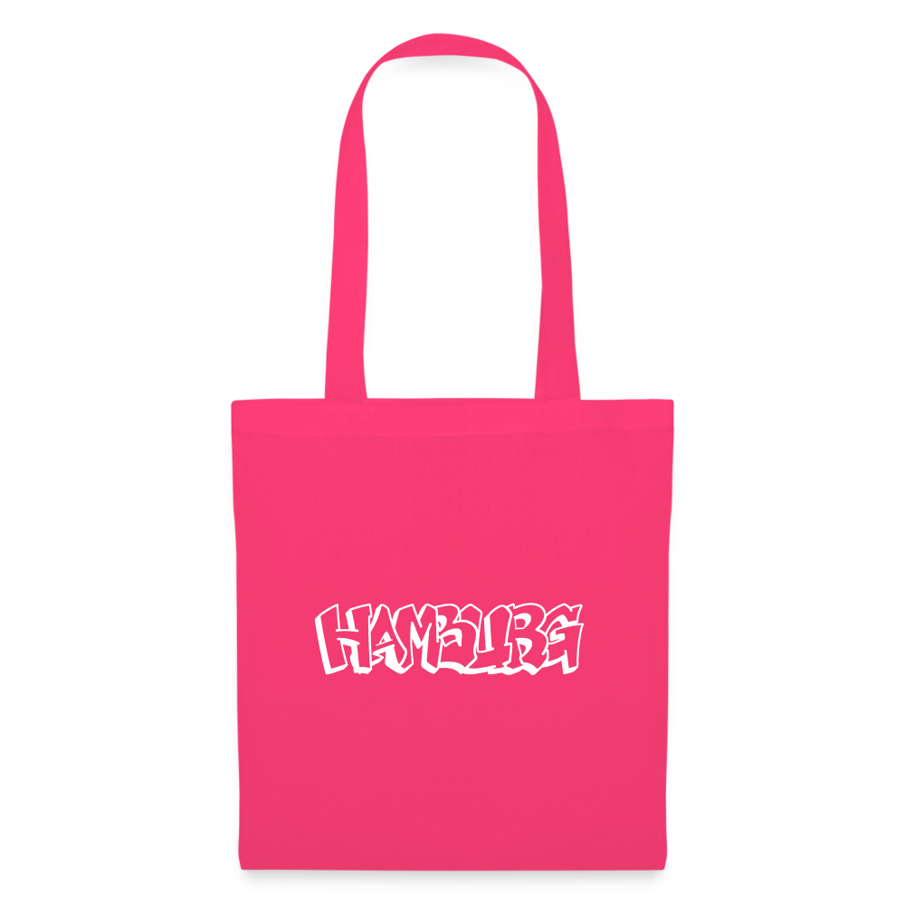 Tote Bag Hamburg "Graffiti White" - azalea