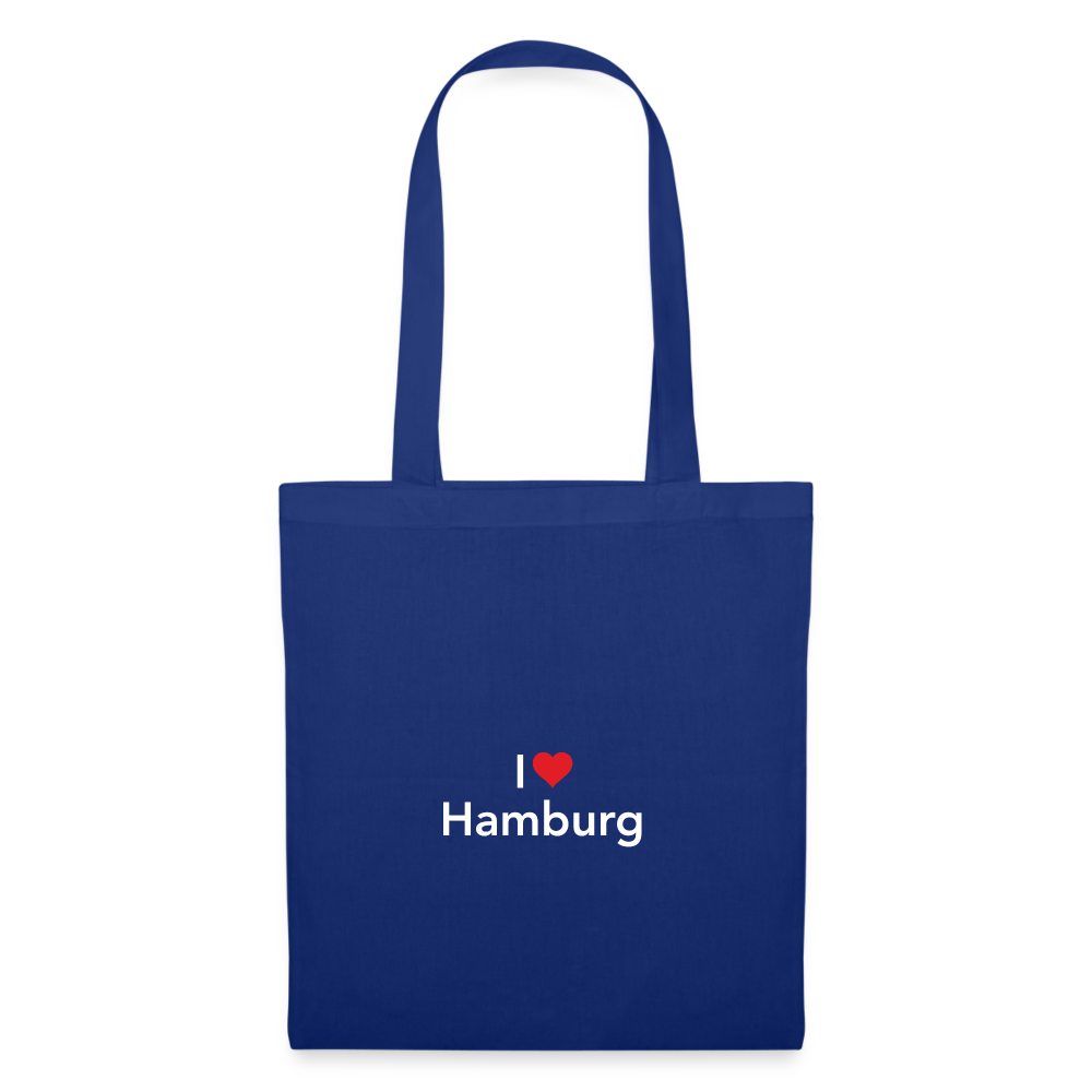 Tote Bag "I Love Hamburg" - royal blue