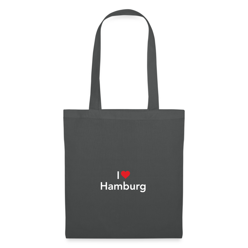 Tote Bag "I Love Hamburg" - graphite grey