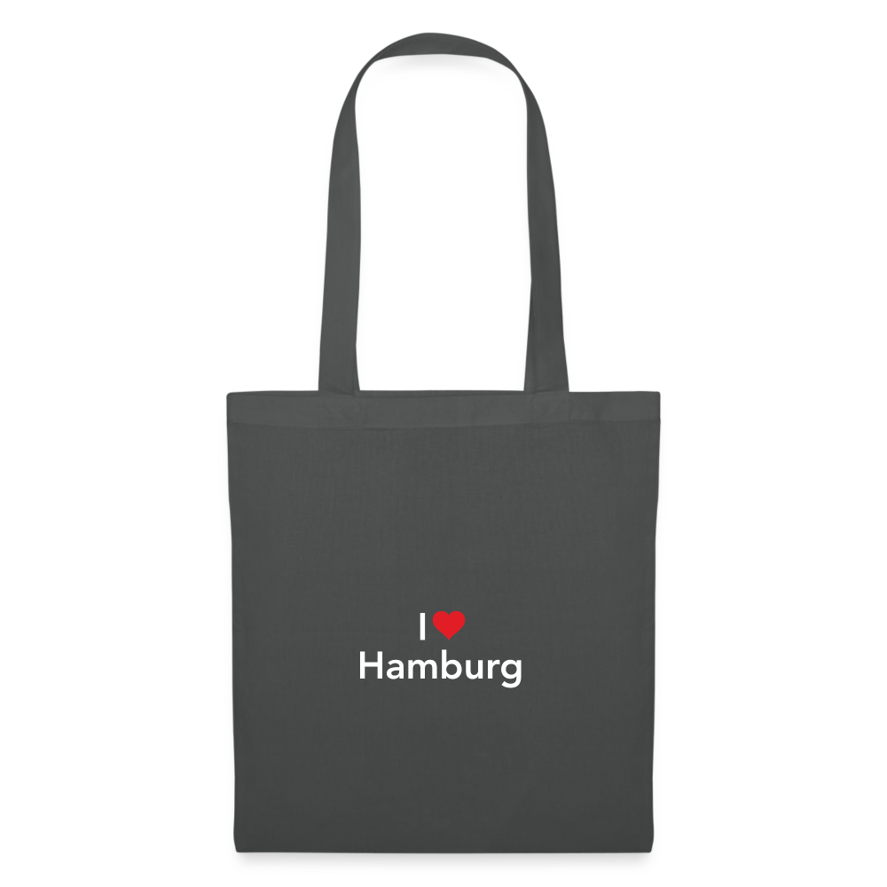 Tote Bag "I Love Hamburg" - graphite grey
