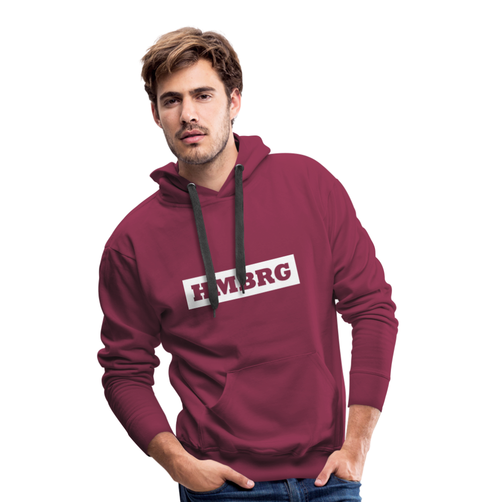 Hoodie Hamburg "HMBRG" Bright Edition - bordeaux
