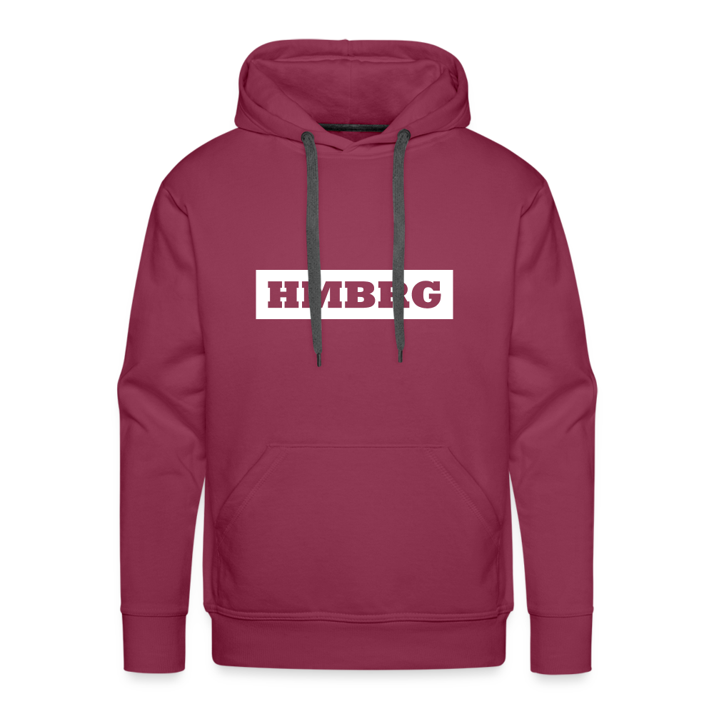 Hoodie Hamburg "HMBRG" Bright Edition - bordeaux