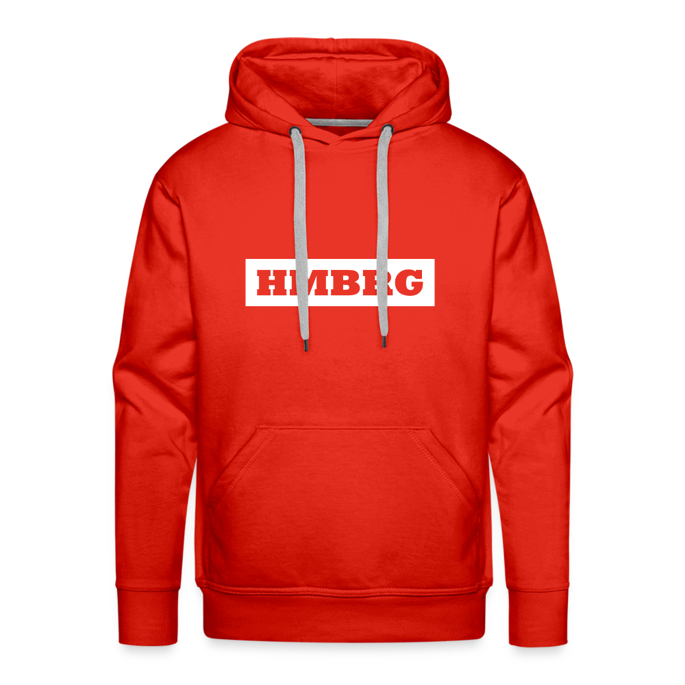 Hoodie Hamburg "HMBRG" Bright Edition - red