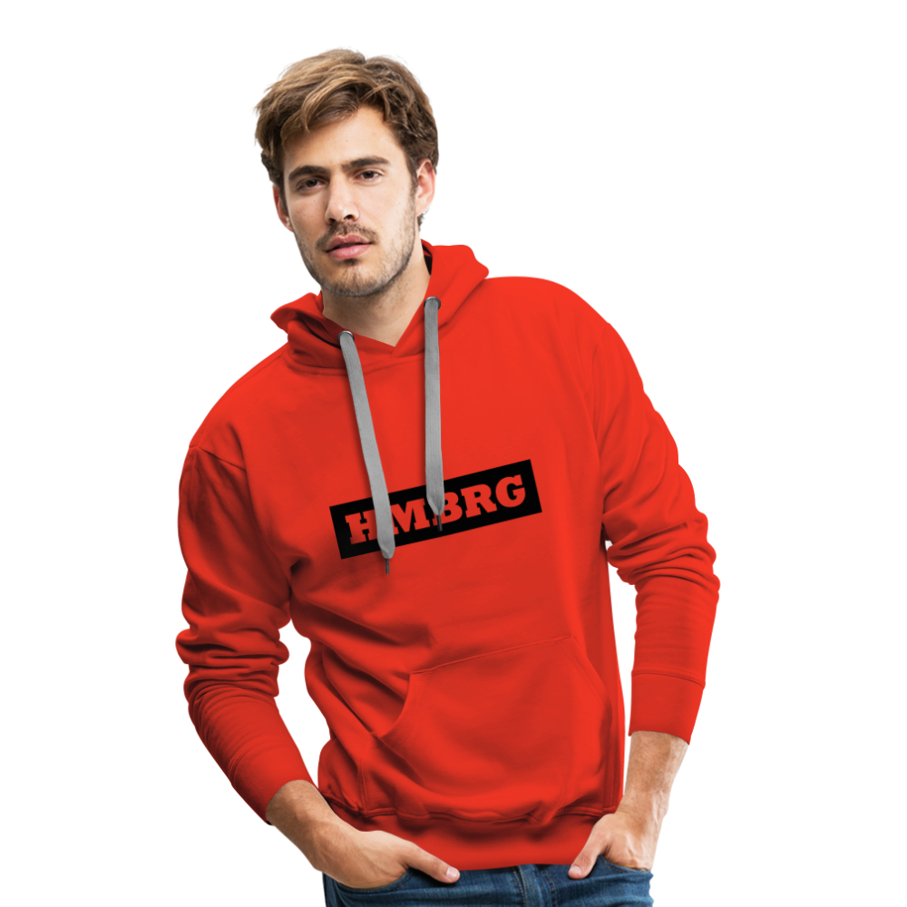 Hoodie Hamburg "HMBRG" Dark Edition - red